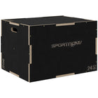 Soozier - Boîte plyo en bois 3-en-1-Trois options de hauteur pour une flexibilité d'entraînement : 20,1 po/24 po/29,9 po (51/61/76 cm)