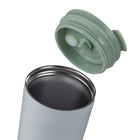 General Supply Goods + Co - Gobelet en acier inoxydable avec paille de 700 ml – Sauge-Couvercle vissable avec paille amovible