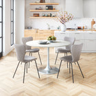 Zuo Thibideaux Dining Chair - Light Grey - Set of 2-Chair Weight Capacity: Supports up to 330 lb