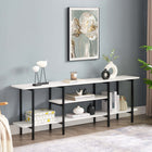 Manhattan Comfort Celine 70.86" Modern Console Table - White-Recommended for up to a 60" TV