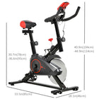 Soozier Upright Exercise Bike - Magnetic Resistance Stationary Bike with LCD Display-Adjustable resistance and variable speeds for a variety of workout styles   