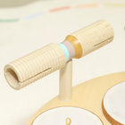 Qaba - Instruments de musique 4-en-1 pour enfants, avec tambours et xylophone - bois naturel-Fabriqué en bois robuste avec une peinture adaptée aux enfants pour un jeu en toute sécurité 
