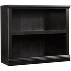 Sauder 2 Shelf Bookcase, Estate Black-The 2-Shelf Bookcase has one adjustable shelf