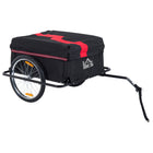 Aosom Bike Cargo Trailer with Removable Cover-Spacious for when belongings multiply
