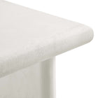Modway Relic Concrete Textured Coffee Table - White-9