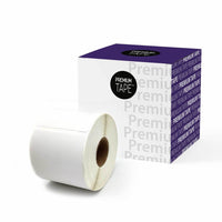 Premium Tape Shipping Labels - Compatible with Dymo 30256 - Black on White - 2-5/16" x 4" - 300 Labels-Color: Black / White