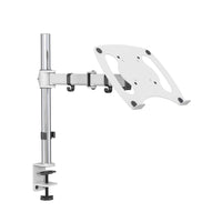 ShoppingAll Fully Adjustable Laptop Mount - White-Can hold one laptop from 12-17” in size and up to 17.6lbs/8kg in weight (with 75mm x 75mm/ 100mm x 100mm VESA mounting holes)