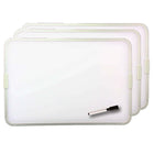 Flipside Products Two-Sided Aluminum Framed, Magnetic Dry Erase Board with Pen, 12" x 17.5", Pack of 3-Perfect for use in the classroom, at home, or in the office