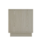 Manhattan Comfort Horizon 21.7" Modern Nightstand - Whitewashed Oak-Perfect for Bedside Storage, Lamps or Display Items