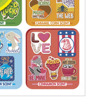Eureka Seasons & Holidays Scented Stickerbook - 232 Stickers Per Book - 3 Pack-Includes sticker designs for seasons and holidays that take place throughout the year, all in one convenient sticker book!