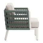 Zuo Bridgehampton ArmChair - White-3 year limited warranty