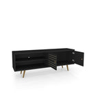 Manhattan Comfort Liberty 62.99" TV Stand, Black (201AMC8)-Recommended for a 46" -60" TV.