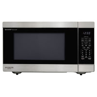 Sharp Carousel XL 2.2 cu. ft. Countertop Microwave Oven with Inverter Technology - Stainless Steel-2.2 cu. ft., 1200 Watt, Microwave Oven with Inverter Technology