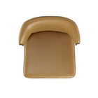 Manhattan Comfort Kirsten 20.5" Modern Leatherette Upholstered Dining Chair - Camel - Set of 4-22" L x 23" W x 32.5" H