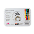 Mont Marte - Coffret de 27 peintures aquarelles en boîte métallique - Couleurs assorties-Son format compact est conçu pour faciliter le transport et le rangement entre les séances de peinture