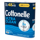 Cottonelle Ultra CleanCare Mega Roll Toilet Paper - 12 Pack-12 Mega Rolls = 48 Regular Rolls