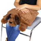 Bouncyband - Coussin sensoriel lavable en peluche pour genoux, chiot-FACILE À LAVER : L'extérieur est lavable en machine et le coussin lesté intérieur est amovible et peut être nettoyé avec une éponge et du savon