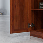 HOMCOM 63" H Kitchen Pantry Cabinet with Adjustable Shelves for Dining Room - Tan-Place it in your kitchen, living room, dining room for added storage space 