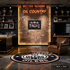 Edmonton Oilers Conference Champions Collage - Framed Print - 35" x 23"-Finished size: 35.5x23.5