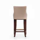 Manhattan Comfort - Shubert tabouret de bar moderne 22,64" en similicuir rembourré - tan-Hauteur du siège : 29,13 po
