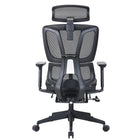 Motionwise - Chaise de bureau inclinable en filet à dossier haut et repose-pieds-Certifié BIFMA, plus fiable et plus robuste, capacité maximale jusqu’à  275 lb(124.74 kgs)