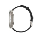 Amazfit - Active 2 Smartwatch avec bracelet en cuir et cardiofréquencemètre - 44 mm - Noir-Application Zepp gratuite pour le suivi de la santé et de la forme physique