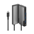 ALOGIC - Hub USB-C 5-en-1 Fusion CORE - Gris sidéral-Plug & Play : Pour rendre l'expérience utilisateur simple et efficace, le hub Fusion 5-en-1 est équipé d'une conception Plug and Play, cette fonctionnalité élimine le besoin d'installer un logiciel ou un pilote supplémentaire, tout ce que vous avez à faire est simplement de brancher le hub, et l'appareil est prêt à être utilisé