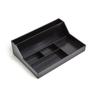 Plateau range-tout de bureau en plastique à 6 compartiments TRU RED, noir-Fabriqué avec un plastique plus durable, cet organisateur à plusieurs compartiments au fini noir mat peut être utilisé seul ou combiné avec d’autres accessoires assortis.