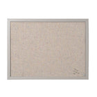 MasterVision Pearl Fabric Bulletin Board - 18" x 24" - Grey Wood Frame-Fabric bulletin board to pin important documents, memos, photos, and loose papers