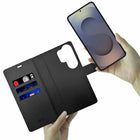 Blu Element - Folio 2-en-1 pour Samsung Galaxy S26 Ultra, Noir-Support de voiture compatible