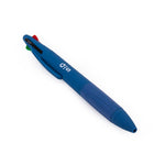 General Supply Goods + Co 4 Colour Retractable Pen - 1.0 mm - Blue Barrel  -Red, green, blue and black ink colours