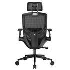 COUGAR - Fauteuil inclinable et pivotante en maille Speeder One - Noir-Appuie-tête réglable 3D: Ajustez l’appuie-tête pour un soutien personnalisé du cou et un confort optimal
