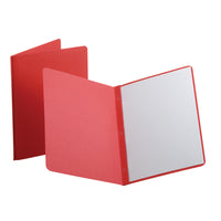 Staples - Couverture de rapport DUO-TANG en papier  - rouge - paquet de 10-Panneau gaufré