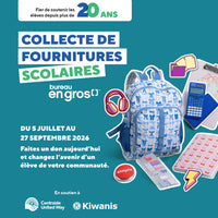 Faites un don et aidez des milliers dâ enfants à mieux apprendre - Don de 10 $-Nous sommes reconnaissants de votre contribution