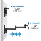 Mount-It! (MI-404) Single Monitor Wall Mount-7