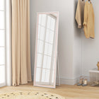 HOMCOM Full Length Mirror - 21" W x 64" H - Pink-Material: MDF, Tempered Glass 