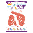 TREND enterprises Garden Birds Classic Accents Variety Pack - 4.5"  - 72 Pack-Endless uses! Postcards and invitations, flashcards and game pieces, goal setting and charting