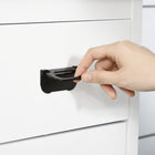 Kleankin Tall Freestanding Bathroom Linen Cabinet with Drawer - White-Materials: MDF, Particleboard