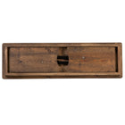 Flash Furniture HERCULES Series 8' x 40" Antique Rustic Folding Farm Table & Six Bench Set-.75" Thick Plank Top with 4" Thick Apron
