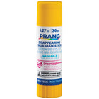 Prang Washable Glue Stick - 1.27 oz - Blue - 6 Pack of 6-Rubs on blue and dries clear, handy twist-up applicator makes large projects easier