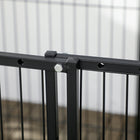 PawHut 6-Panel Heavy Duty Dog Playpen for S/M Dogs - 59" x 32" -An excellent romping ground