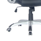 TygerClaw Executive High Back Leather Office Chair with Headrest, 25.6" x 33.1" x 13.8", Black-Chair adjusts in seconds with simple height control, so you can find your ideal sitting position