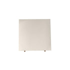Manhattan Comfort Utopia 19.68" High Square End Table, White (89351)-Fashionable Splayed Legs made from Solid Wood for Extra Durability.