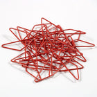 JAM Paper Colourful Butterfly Clips - Red - 15 Pack-Clamps are fashioned from high quality Steel Wire and have a shiny colourful finish | 75 sheet capacity.