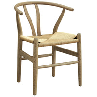 Modway Amish 29" Wood Dining Chair - Grey-Elm Wood Dining Chair
