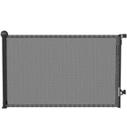 PawHut - Barrière pour chien rétractable, s’étend jusqu’à 55 po de large, barrière pour animaux en maille-Le design rétractable s’étend jusqu’à 55,1 po (140 cm), s’adaptant à différentes portes et économisant de l’espace 
