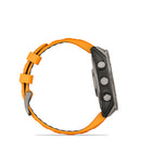 Garmin fēnix 8 - AMOLED Outdoor Recreation/Adventure Watches - 47 mm - Sapphire, Titanium with Spark Orange/Graphite Silicone Band-9