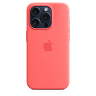 Apple - Étui en silicone avec MagSafe pour iPhone 15 Pro - Guava-Couleur : Goyave