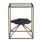 Zuo Ranol Side Table - Brass-3 year limited warranty
