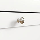 HOMCOM Slim Shoe Cabinet with 2 Flip Drawers & Adjustable Shelves - White-Compact design fits in small spaces